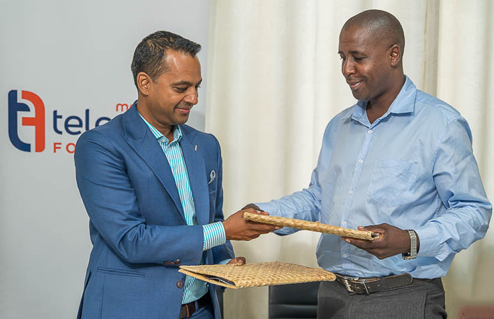 Handing over ceremony of Baie du Nord sports complex